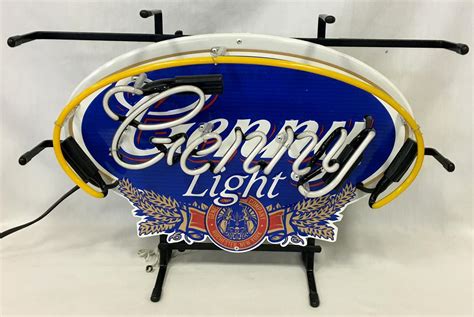 Lot - 2007 Genny Light Beer Neon Lighted Sign WORKS New Old Stock