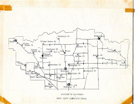 [Location of Classrooms, North Scott Elementary School Map] : Free Download, Borrow, and ...