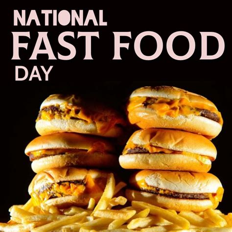 NATIONAL FAST FOOD DAY Template | PosterMyWall