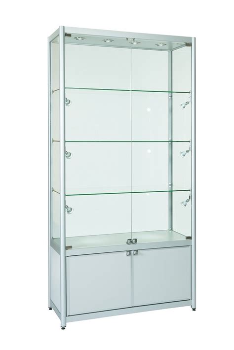 Double Glass Door Display Cabinet - Glass Door Ideas