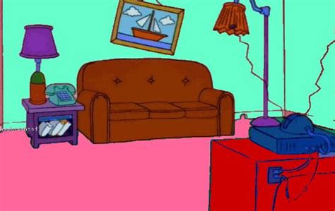 Simpsons Couch Zoom Background