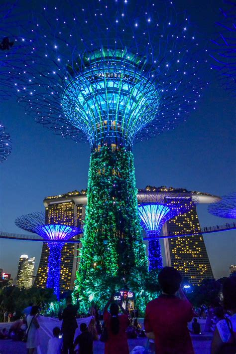 Gardens by the Bay - Singapore - Light Show | Three Great Li… | Flickr