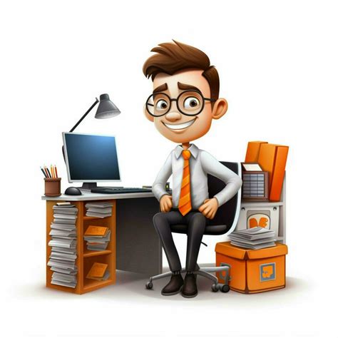 Office Worker Cartoon Stock Photos, Images and Backgrounds for Free ...