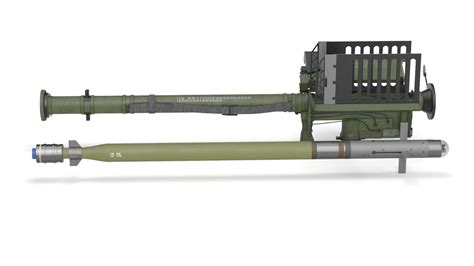 FIM 92 Stinger Missile With Launcher - 3D Model by 3dxin