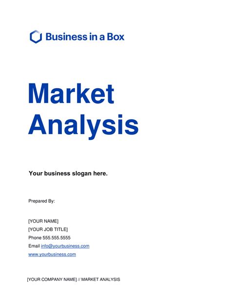 Market Analysis Template | by Business-in-a-Box™