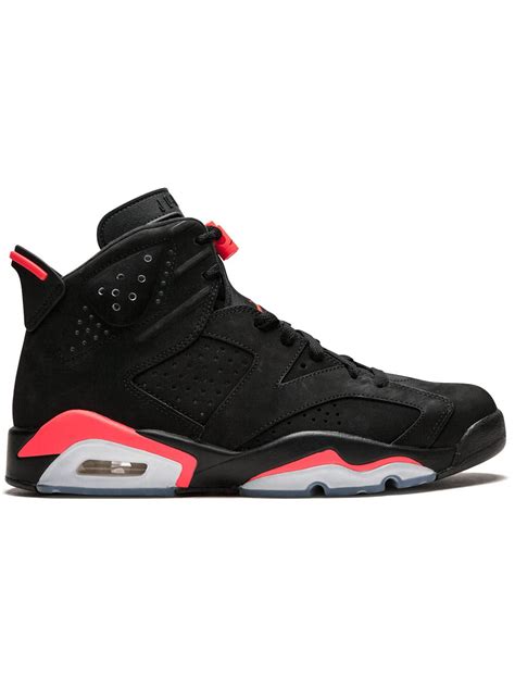 Jordan Air Jordan 6 Retro "Infrared" Sneakers | Black | FARFETCH