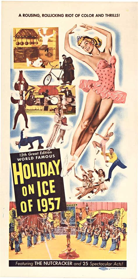 Holiday on Ice 1957 | Anonymous Artists | The Vintage Poster