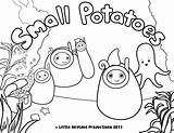 erica kepler Small Potatoes Coloring Pages sketch template