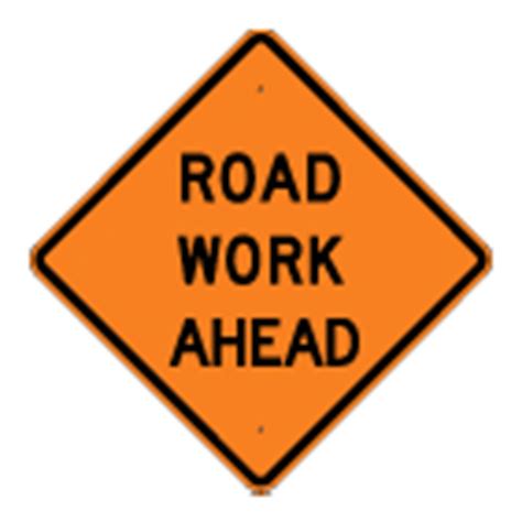 Road Work Ahead Sign-trafficsafetywarehouse.com