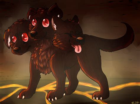 cerberus puppy by qrayson on DeviantArt