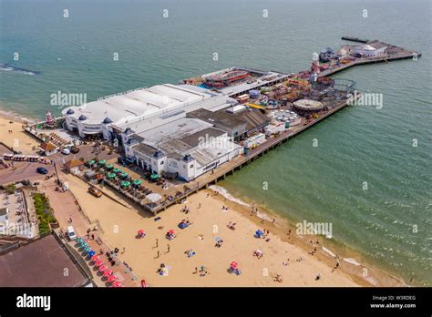 Clacton Pier Aerial View, Clacton-on-sea, Essex UK Stock Photo - Alamy