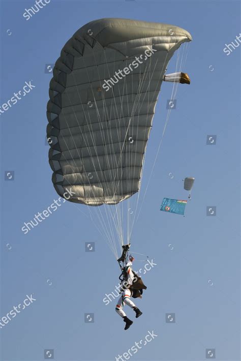 Akash Ganga Skydiving Team Seen Skydiving Editorial Stock Photo - Stock ...