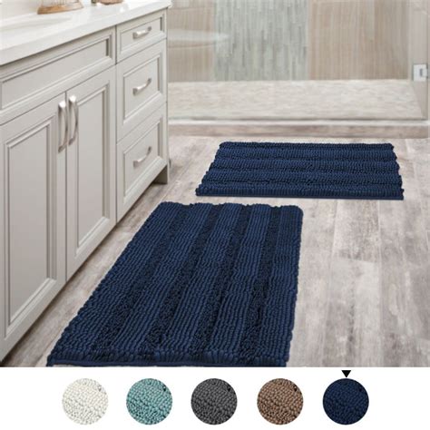 2 Piece Bathroom Rug Set, Slip-Resistant Extra Absorbent Washable, 20 ...