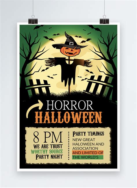 Halloween Party Poster Template