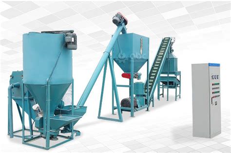 600~1000kg/hour Small Feed Pellet Mill Plant for Cattle and Poultry