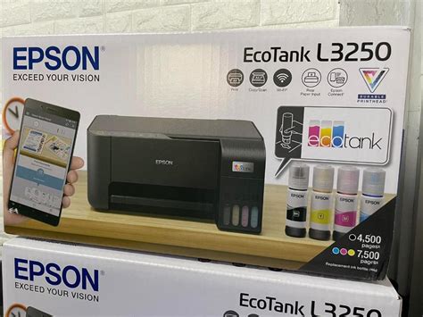 Epson EcoTank L3250 A4 Wi-Fi All-in-One Ink Tank Printer, Computers ...