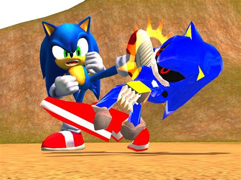 Sonic Vs Metal Sonic by SuperSmashBrosGmod on DeviantArt