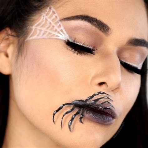 Easy Halloween Makeup Idea: Spider Mouth | Slashed Beauty