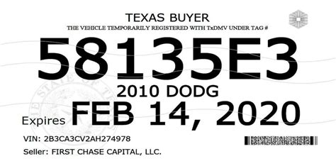 Houston is home to countless fake temporary license tags, and a Texas ...