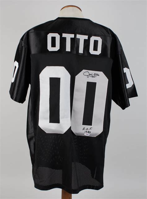 Oakland Raiders Jim Otto Signed & Inscribed “H.O.F 1980” Jersey – COA PSA/DNA | Memorabilia Expert