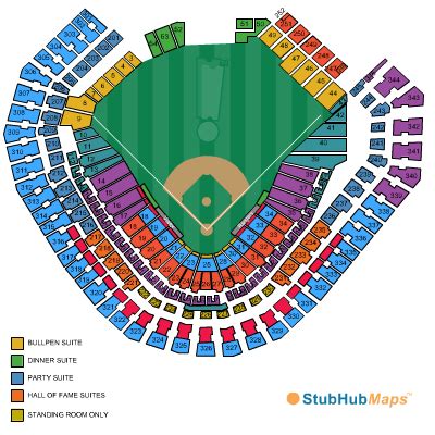 Globe Life Park Seating Map ~ AFP CV