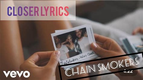 The Chainsmoker Closer Chainsmokers Lyrics Chainsmokers