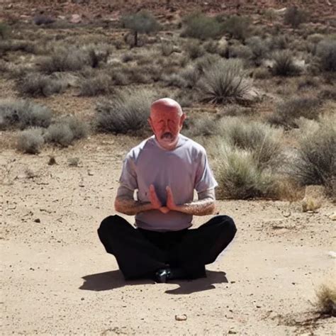 mike ehrmantraut meditating in the desert | Stable Diffusion | OpenArt