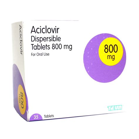 Aciclovir 800mg Tablets, 35 Tablets - Asset Pharmacy