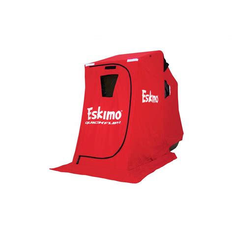 Eskimo Quickflip 1 Sled Ice Fishing Shelter with Folding Ice Fishing Chair - 669459, Ice Fishing ...