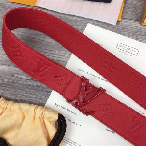 LOUIS VUITTON CLASSIC RED BELT 2019 – billionairemart