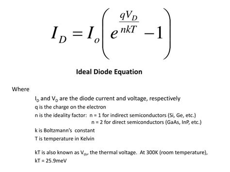 PPT - Ideal Diode Equation PowerPoint Presentation - ID:1563961