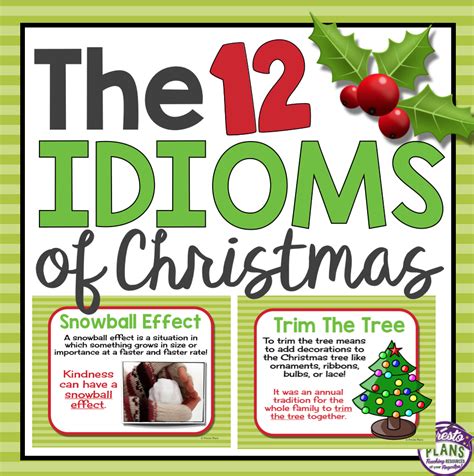 CHRISTMAS IDIOMS - prestoplanners.com