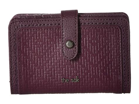 The Sak Leather Silverlake Medium Wallet in Violet Aztec Embossed (Purple) - Lyst