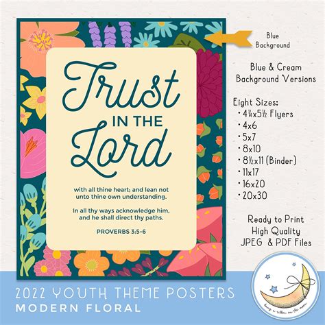 2022 LDS YW Youth Theme Posters 4.25x5.5 4x6 5x7 8x10 - Etsy UK