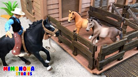 Granja de Caballos 🐴🐴 Juegos para niños 🎶 Sonidos Mimonona Stories - YouTube