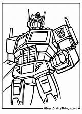 Printable Transformers Coloring Pages sketch template