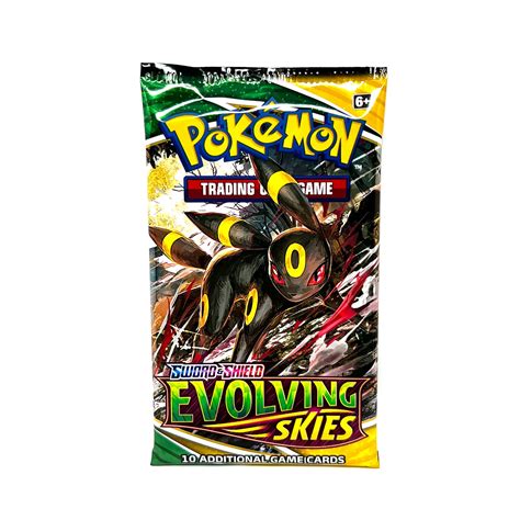 Buy Pokemon Sword and Shield (SWSH) Single Booster Pack Evolving Skies Online at Lowest Price in ...