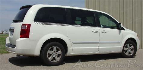 Dodge Caravan "INTREPID" Upper Body Line Pin Striping Style Universal Fit Vinyl Decal Graphic Stripe