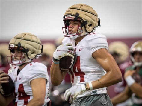 Johnny Wilson dominates the red zone in FSU football's Wednesday practice - TheOsceola