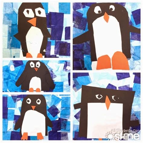 Penguins Art Project & Unit - All Students Can Shine