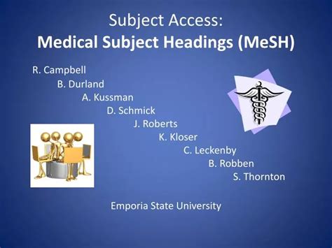 PPT - Subject Access: Medical Subject Headings (MeSH) PowerPoint Presentation - ID:3105465