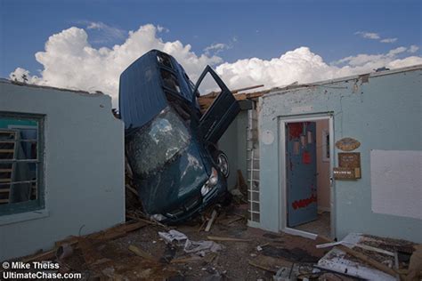 Greensburg Kansas EF 5 Tornado Damage Stock Photos