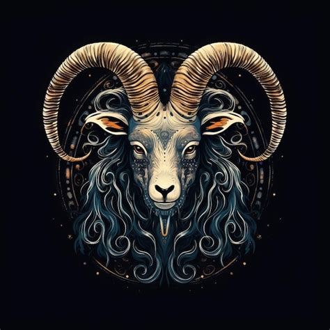 Premium AI Image | Capricorn Zodiac Sign