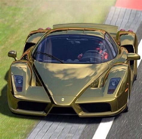 Gold Ferrari Enzo | Ferrari enzo, Ferrari, Super cars