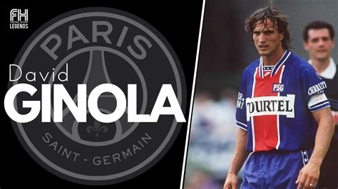 David Ginola Goals and Skills PSG - YouTube