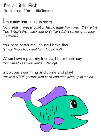 I'm a Little Fish song