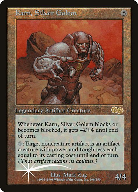 Karn, Silver Golem · Arena League 1999 (PAL99) #8 · Scryfall Magic: The Gathering Search