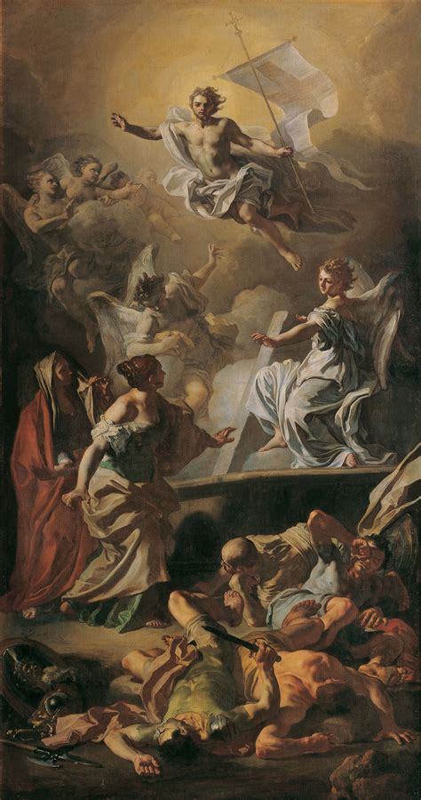 Francesco Solimena: opstanding van Christus. ca. 1720. Museum Belvedere, Wien | Jesus art ...