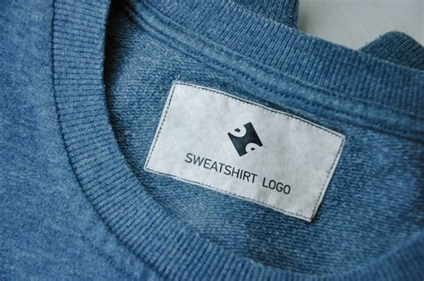 Jeans and Sweatshirt Label Mockups - Mockup World