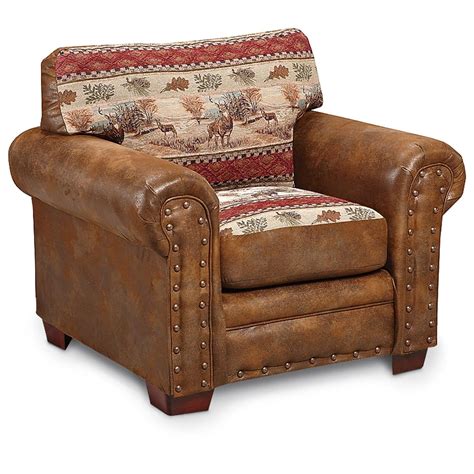 American Furniture Classics Majestic Deer Tapestry Chair - 193720, Living Room at Sportsman's Guide